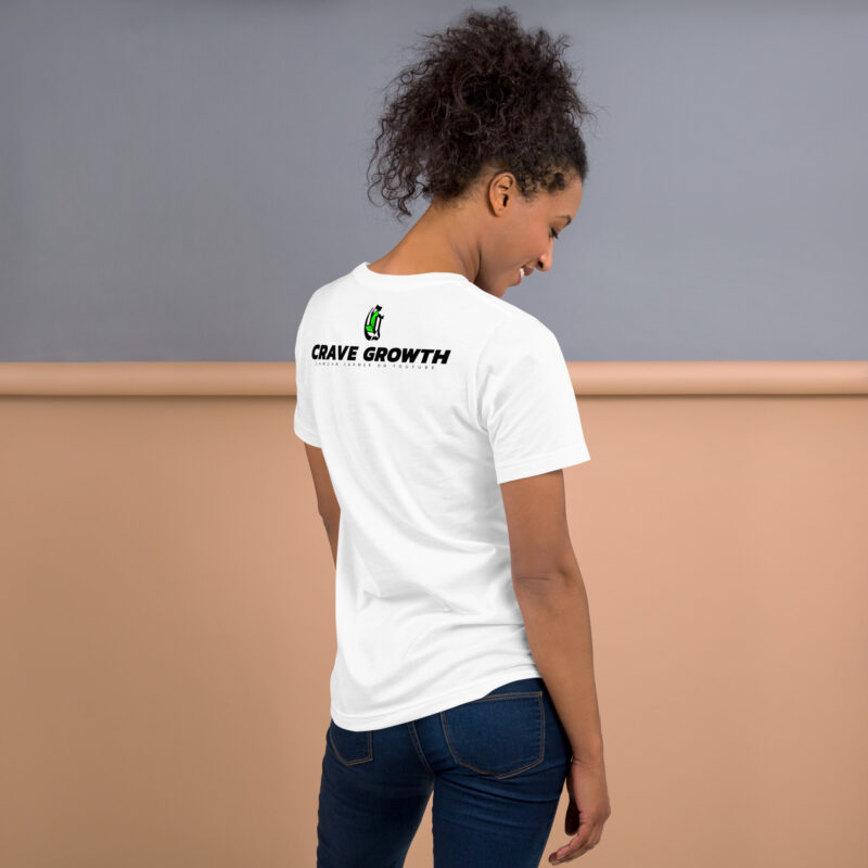 HAMO Beginnings by CraveGrowth White Unisex t-shirt - Image 3
